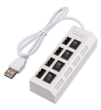 USB концентратор Gembird UHB-243-ADW