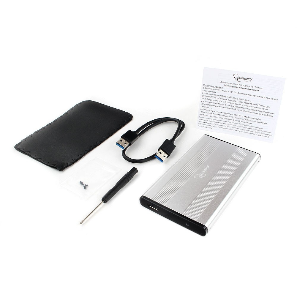 Внешний корпус 2.5" Gembird EE2-U3S-5-S